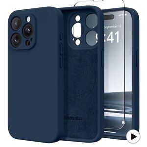 Navy Blue Magnetic for iPhone 15 Pro Case